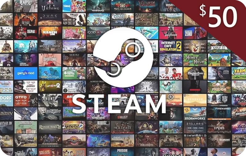 Steam Gift Card 50 USD US