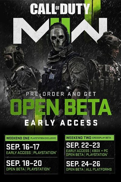 Call of Duty: Modern Warfare II Beta Access PC/Xbox/PlayStation