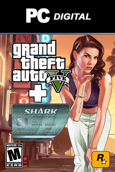 Grand Theft Auto V + Megalodon Shark Cash Card PC