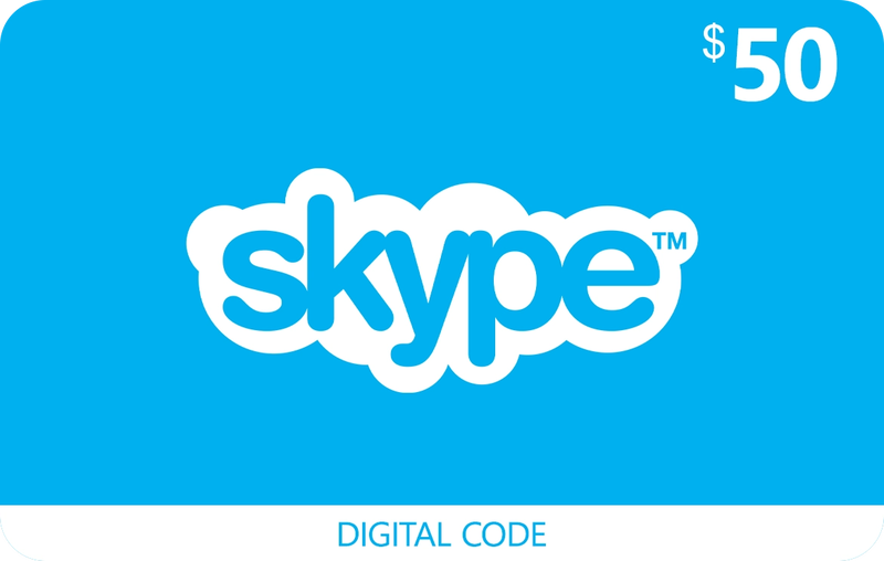 Skype Gift Card 50 USD