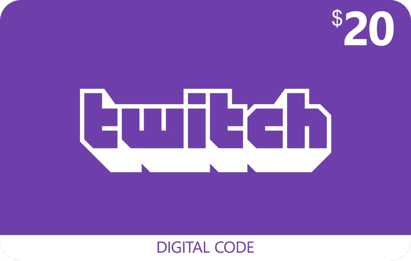 Twitch Gift Card 20 USD