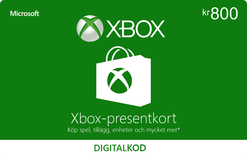 Xbox Gift Card 800 SEK