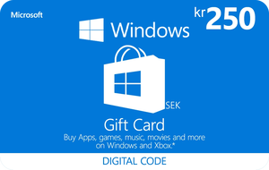 Microsoft Gift Card 250kr SEK