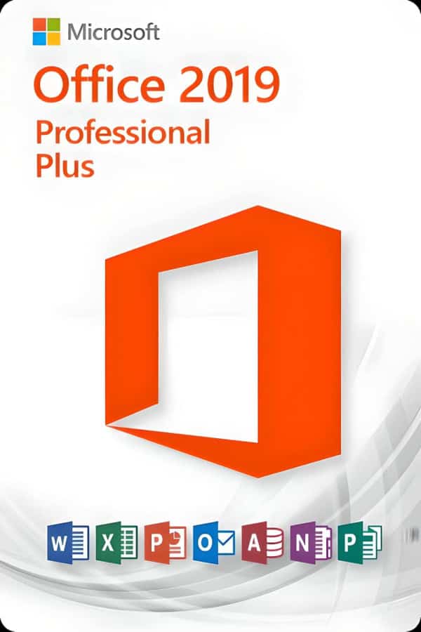 Microsoft Office 2019 Professional Plus licens för 3 anordningar