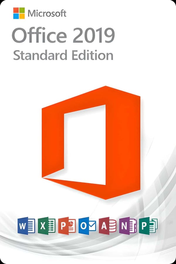 Microsoft Office 2019 Standard licens för 3 anordningar