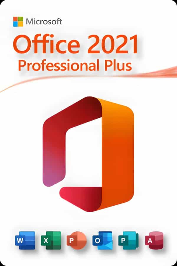 Microsoft Office 2021 Professional Plus licens för 3 anordningar