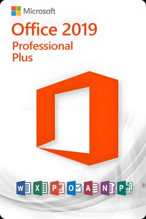 Microsoft Office 2019 Professional Plus licens för 3 anordningar