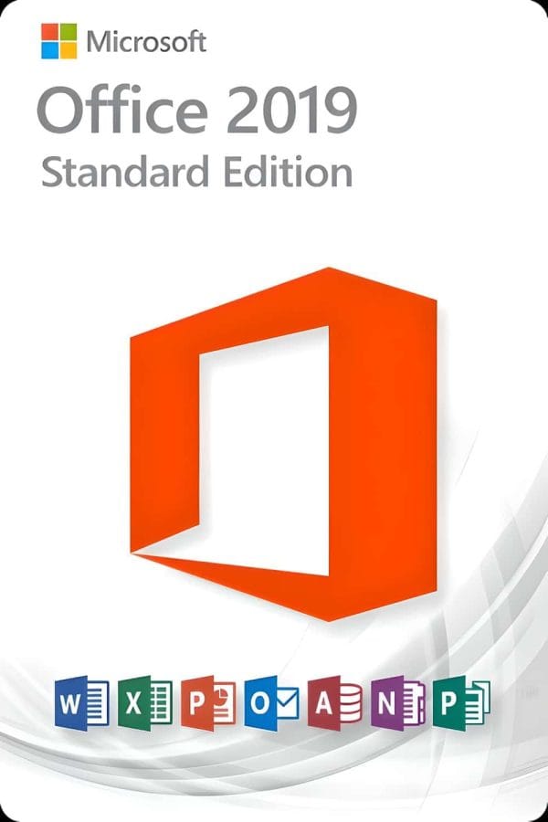 Microsoft Office 2019 Standard licens för 3 anordningar