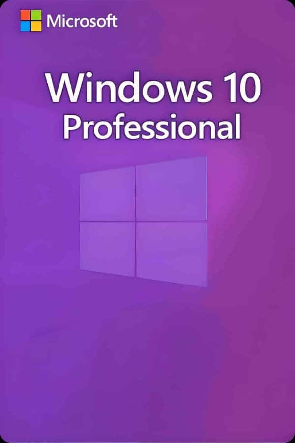 Microsoft Windows 10 Professional licens för 3 anordningar