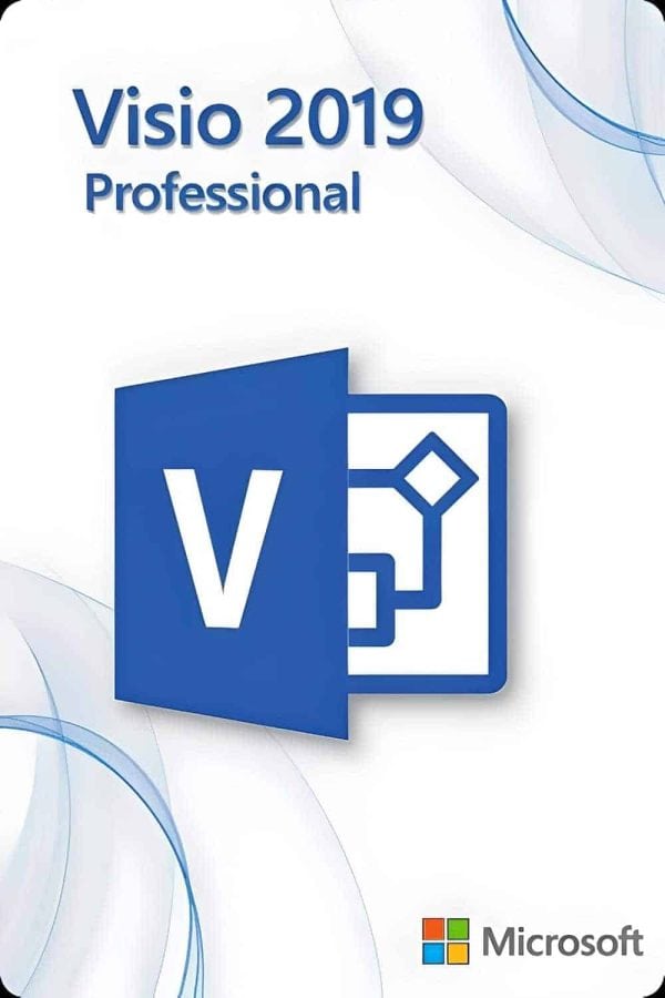 Microsoft Visio 2019 Professional för 3 datorer