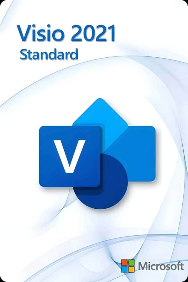 Microsoft Visio 2021 Standard för 3 datorer